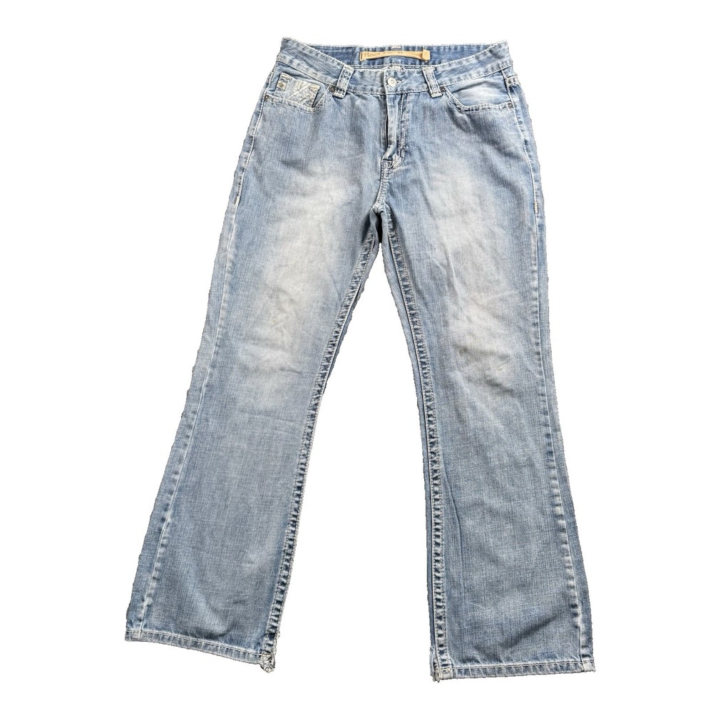 Rock & Roll Cowboy Jeans Mens 33x34 (33x31) Double Barrel Relaxed Straight Denim